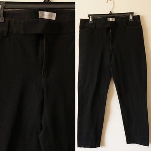 GAP slim cropped black pants